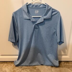 Like New 32° Striped Men’s Polo Shirt — Blue | Comfortable & Stylish